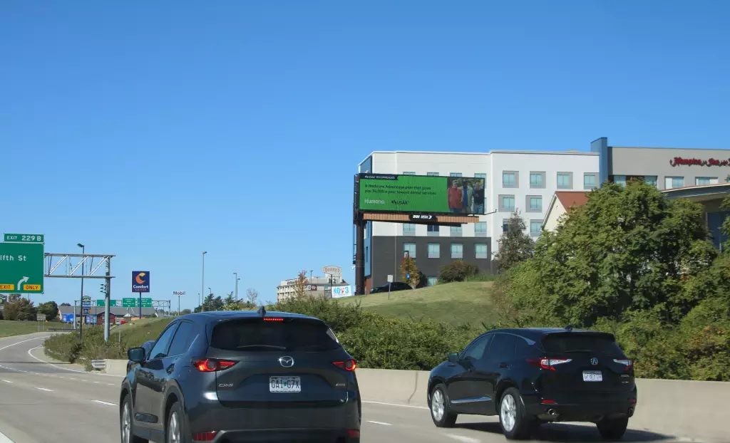 I-70 1965 ft W/O Missouri River NS, E/F