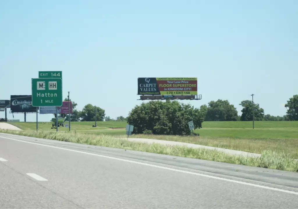 I-70 0.9 mi W/O Exit #144 SS, W/F