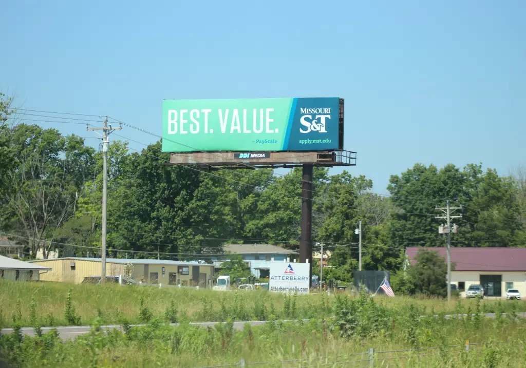 I-70 0.5 mi W/O Exit #133 SS, E/F