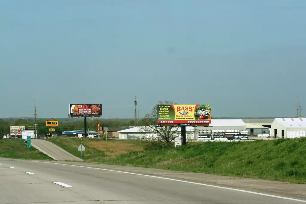 I-44 2.6 mi W/O Hwy 185, Exit #225 NS, E/F